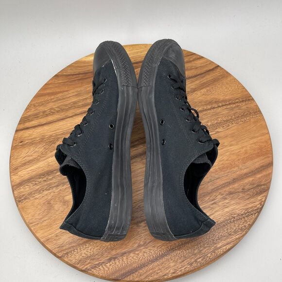 Converse All Star Low Shoes Mens Size 12 Triple Black Casual Skate Sneakers